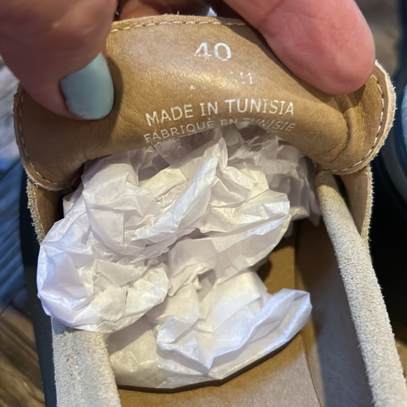 Free People Nico Platform Loafer Tan Suede Size 40 - Picture 6 of 16